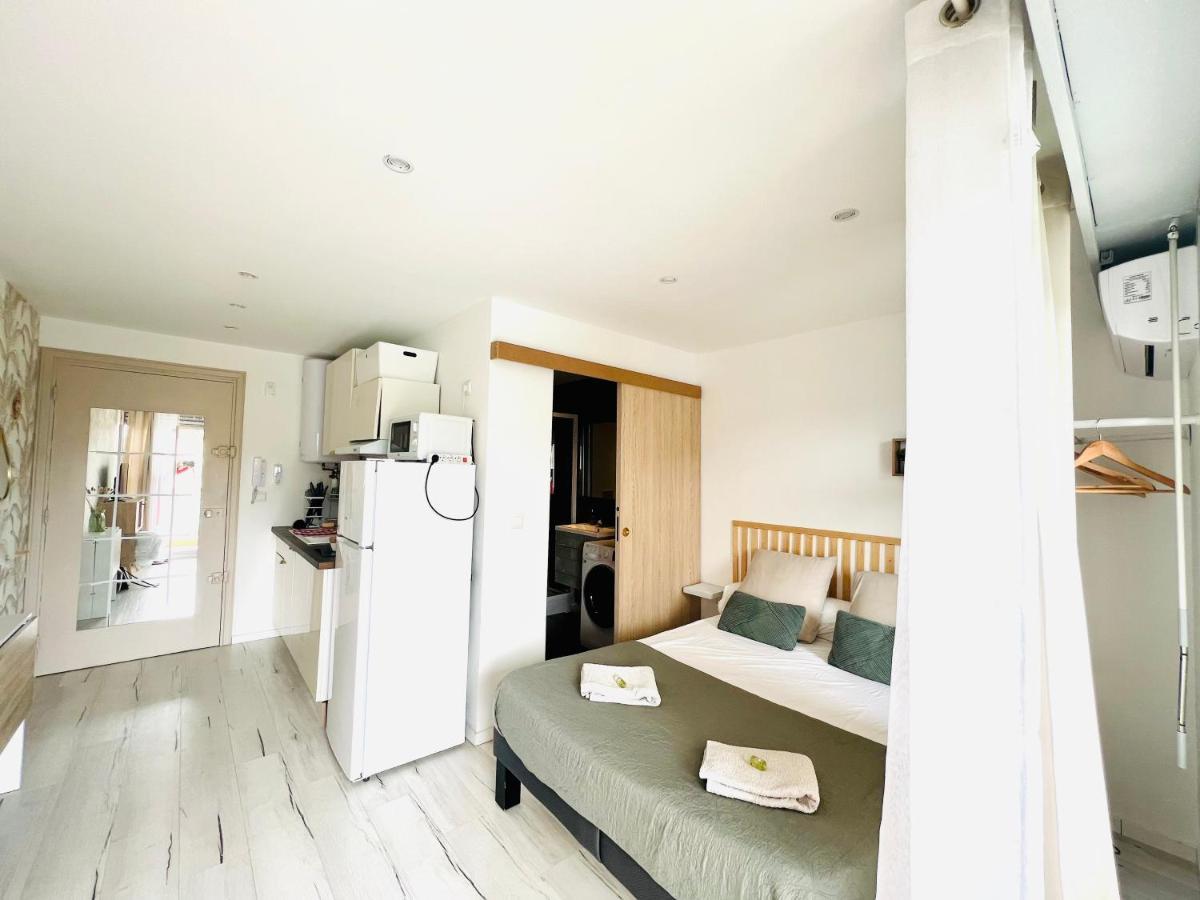 Les Palmiers - Appartement Avec Piscine Proche Plages - Wifi Et Clim Antibes Buitenkant foto