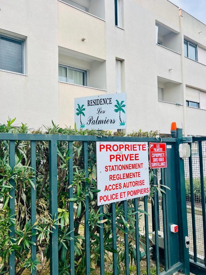 Les Palmiers - Appartement Avec Piscine Proche Plages - Wifi Et Clim Antibes Buitenkant foto